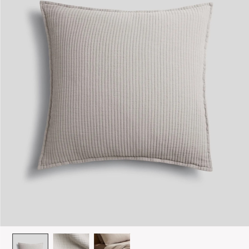 Parachute NWT Matelesse Euro Pillow Cover in Dune (Set of 3)